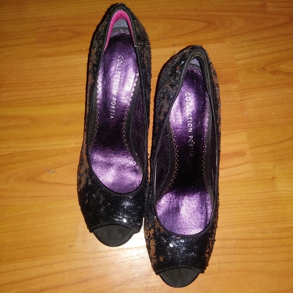 Collection Portia sequin heels. - Picture 7 of 10